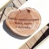 Llaveros de madera con mensaje - Itxasmendi Wooden Creations